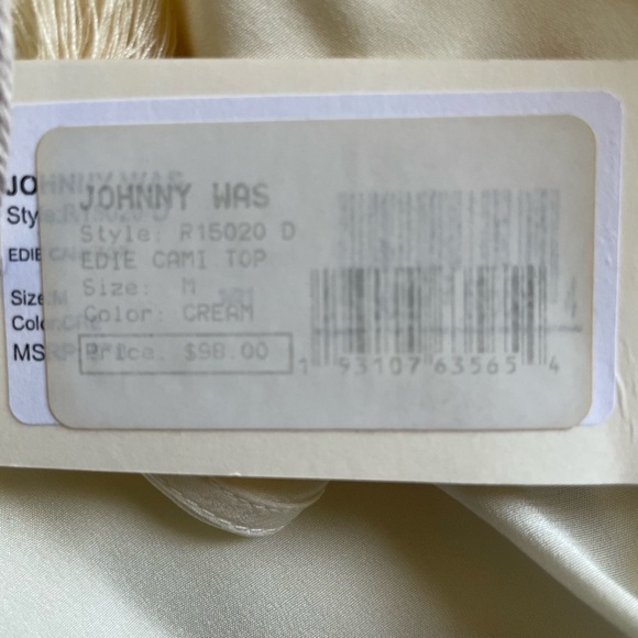 Johnny Was EDIE CAMI TOP Size M - Picture 2 of 12